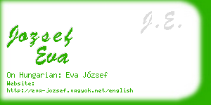 jozsef eva business card